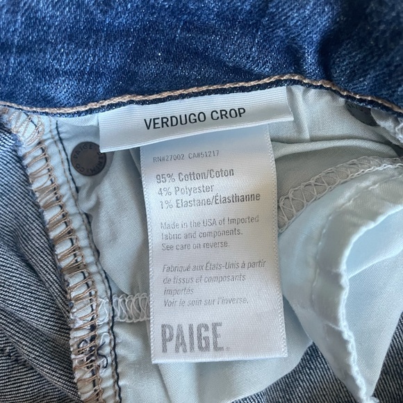 Paige jeans verdugo crop - Picture 2 of 4